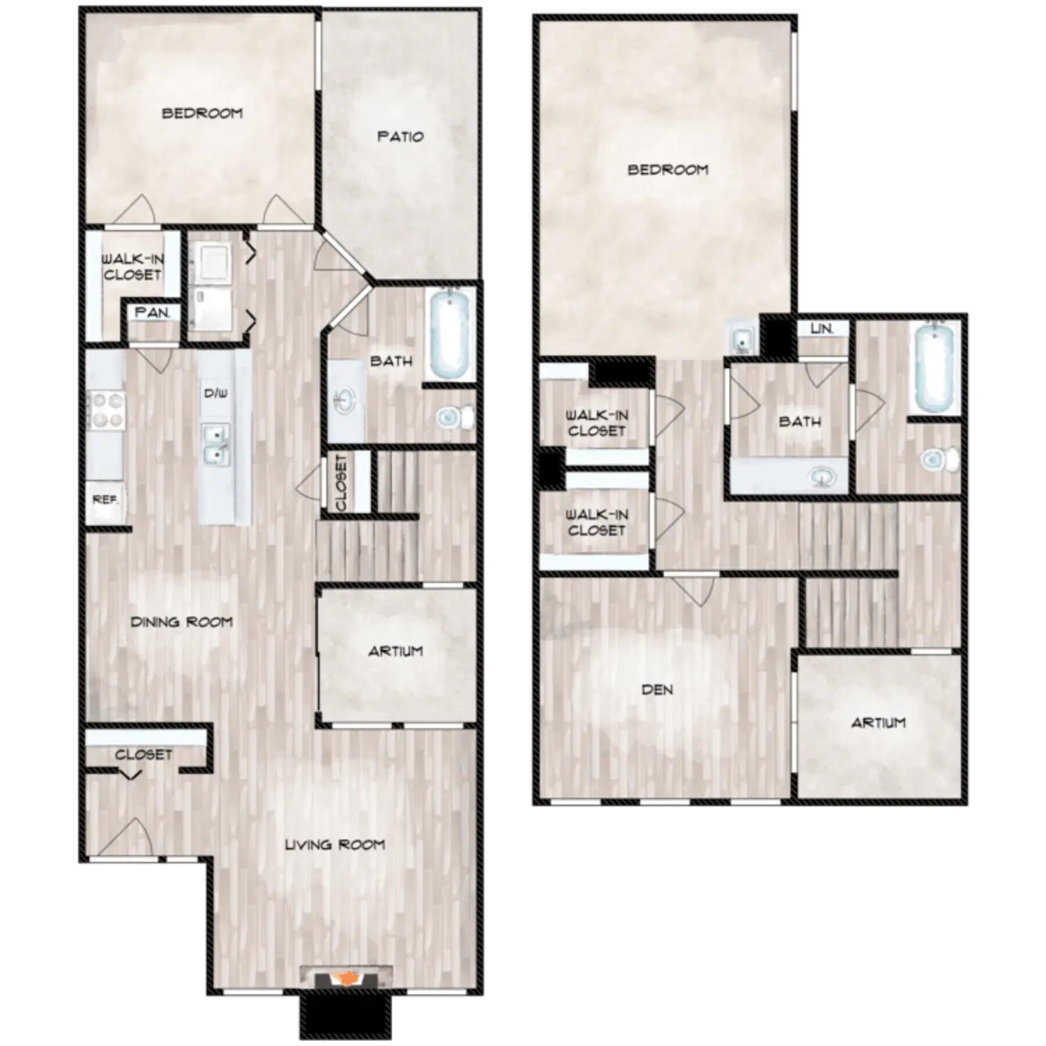 Woods On Lamonte 3 Beds floor plan, 1571 sqft