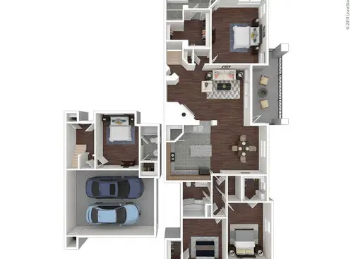 Alys Apartments 4 Beds floor plan, 1910 sqft