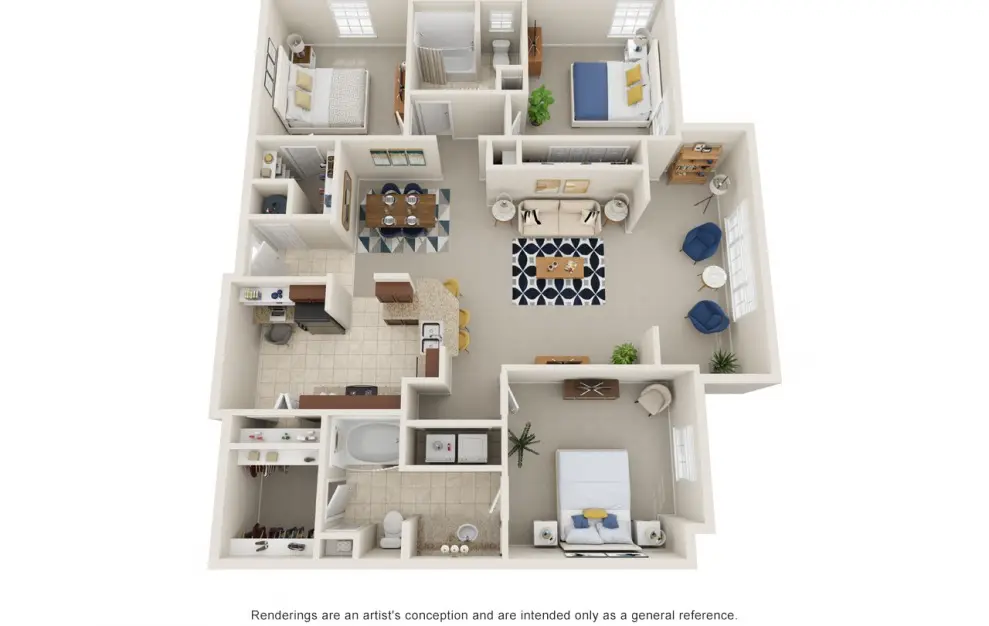 Alanza Brook 3 Beds floor plan, 1540 sqft