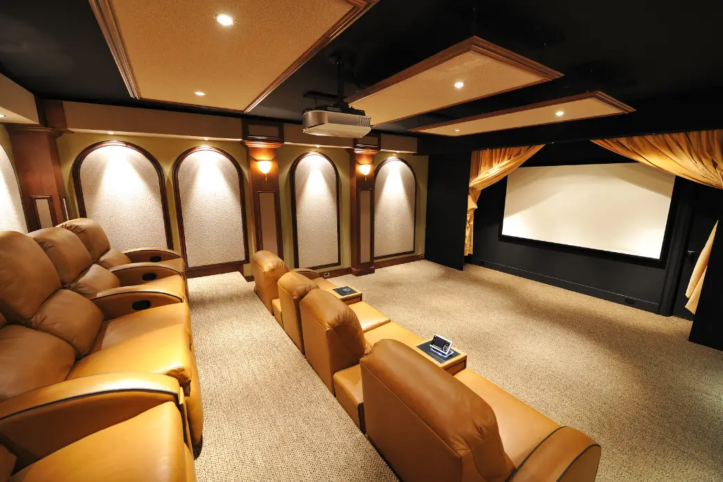 Image showcasing Houston Apartments with Movie Theater