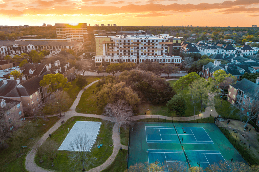 The Hayworth Apartments Volleyball Court